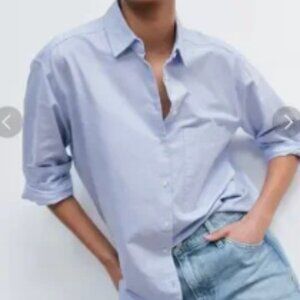 AYR, The Deep End button down, Oxford Blue size M